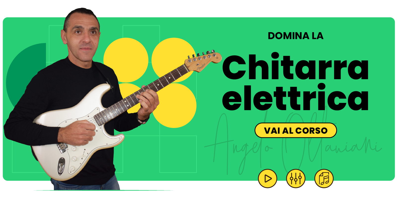 Domina la Chitarra Elettrica – Corso Online con Angelo Ottaviani